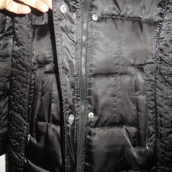 Esprit woman black coat with hoodie - Size M - Picture 16 of 16